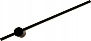 Kinkiet Zuma Line Zuma Line Troy W90477-60BK kinkiet lampa ścienna 1x8W LED 4000K 1100 lm czarny 1