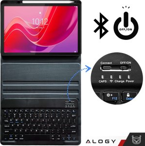 Alogy Etui z klawiaturą do Lenovo Tab M11 10.95" TB330FU / TB330XU / TB331FC klawiatura Bluetooth case Alogy Czarne 4