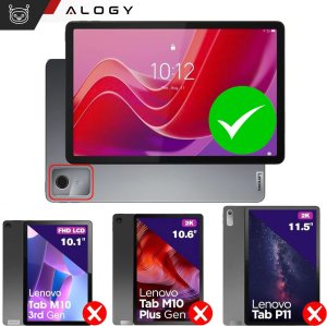 Alogy Etui z klawiaturą do Lenovo Tab M11 10.95" TB330FU / TB330XU / TB331FC klawiatura Bluetooth case Alogy Czarne 7