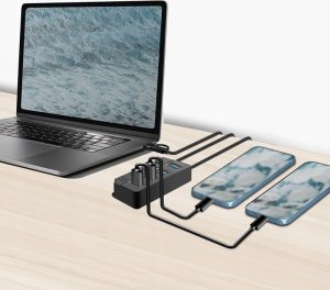 HUB USB LogiLink LogiLink USB 3.2 Gen1 Hub 4-Port Ein-/Ausschalter schwarz 4