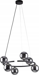 Lampa wisząca TKKRYWULT TK Lighting Anabelle 6843 lampa wisząca zwis 6x6W G9 czarna/grafitowa 1