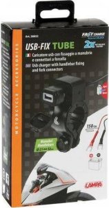 Ładowarka Lampa Ładowarka Motocyklowa Usb 12/24 V 3000mA 4