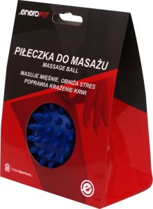 ENERO FIT Piłeczka do masażu rehabilitacji Enero fit 7cm niebieska soft 1