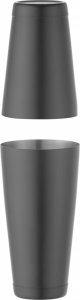 Bar Up Shaker bostoński 2 częściowy do drinków koktajli Tin on Tin 0.8 l - czarny Shaker bostoński 2 częściowy do drinków koktajli Tin on Tin 0.8 l - czarny 3