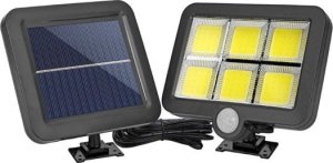 КиКо LAMPA SOLARNA Z CZUJNIKIEM RUCHU ZMIERZCHU 120 LED 1