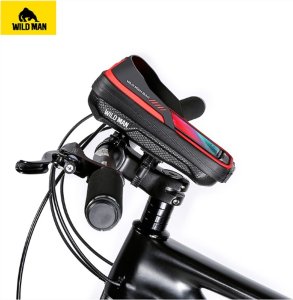 WildMan Etui/uchwyt rowerowy WILDMAN L ES16 sakwa na ramę czarna/black 5