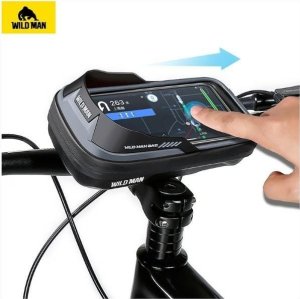 WildMan Etui/uchwyt rowerowy WILDMAN L ES16 sakwa na ramę czarna/black 7