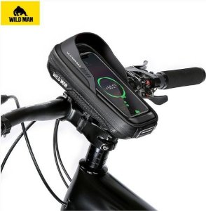 WildMan Etui/uchwyt rowerowy WILDMAN L ES16 sakwa na ramę czarna/black 10