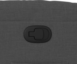 vidaXL Podnoszony fotel rozkładany, ciemnoszary, obity tkaniną 10