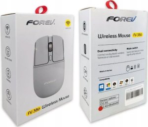 Mysz КиКо FOREV MYSZ BEZPRZEWODOWA BUSSINES SREBRNY FV-386 7