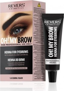 Revers REVERS Oh! My Brow Henna kremowa do brwi - czarna 1