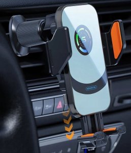 Ładowarka ECOBOX* UCHWYT SAMOCHODOWY AUTOMATYCZNY + ŁADOWARKA BEZPRZEWODOWA QI 15W 10