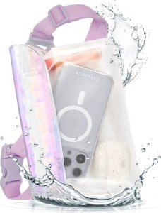 Case mate Case-Mate Soap Bubble Waterproof Phone Belt Bag - Wodoodporna torebka / saszetka crossbody do smartfonów (Iridescent) 1