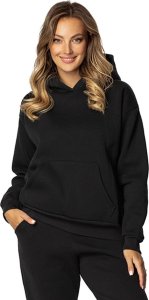 Dkaren Bluza DK-K-B6 CZARNY  BAWEŁNA GRUBA (kolor czarny, rozmiar 2xl) 1