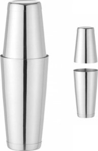 Bar Up Shaker bostoński 2 częściowy do drinków koktajli Tin on Tin 0.8 l - srebrny 4