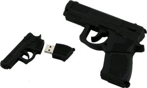 Pendrive Dr. Memory PENDRIVE USB SZYBKI FLASH DRIVE ULTRA PAMIĘĆ ZAWIESZKA PREZENT PISTOLET 8GB 1