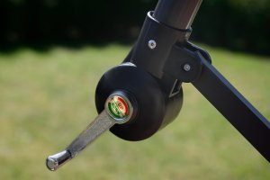 Funfit Parasol Ogrodowy na wysięgniku bocznym, składany 6