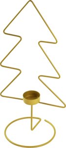 Direct Home and Garden Świecznik choinka tealight metal 2