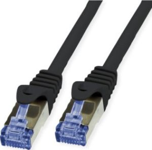 Value VALUE Zewnętrzny kabel krosowy kat. 6A (klasa EA) S/FTP (PiMF), kabel pełny, LSOH, czarny, 50 m 1