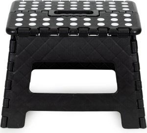 ModernHome Stołek składany 1 stopniowy taboret z tworzywa 22 cm 2