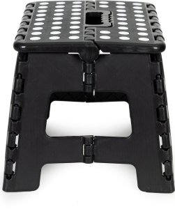 ModernHome Stołek składany 1 stopniowy taboret z tworzywa 22 cm 3