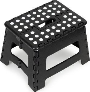 ModernHome Stołek składany 1 stopniowy taboret z tworzywa 22 cm 5
