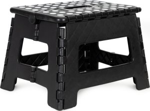 ModernHome Stołek składany 1 stopniowy taboret z tworzywa 22 cm 6