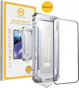 Mobile Origin Yellow Screen Guard iPhone 16 z wygodnym aplikatorem 1