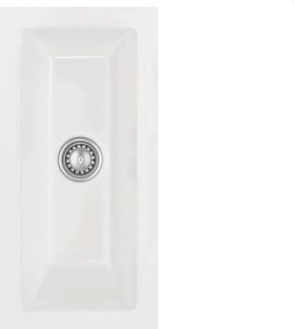 Zlewozmywak SYSTEMCERAM Systemceram Mera 16 U Gronland, zlewozmywak ceramiczny, korek manualny 1