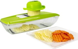 Rozdrabniacz De Gusto Wielofunkcyjna krajalnica do warzyw 5w1 szatkownica 5 nasadek 6