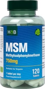 Holland & Barrett Holland & Barrett - MSM, 750mg, 120 tabletek 1