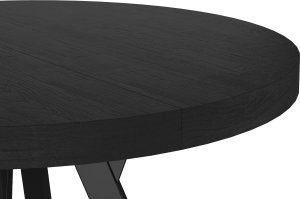 SIGNAL MEBLE Stół rozkładany DOMINGO 100 (100-250) czarny/czarny SIGNAL 2