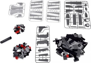 Jokomisiada Klocki techniczne samolot bojowy P-51 Fighter 258 ele ZA4624 2