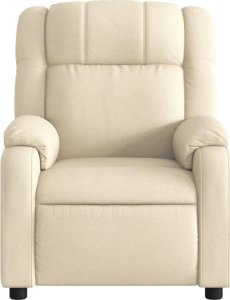 vidaXL vidaXL Elektryczny fotel rozkładany, kremowy, obity tkaniną 9