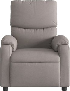 vidaXL vidaXL Elektryczny fotel rozkładany, kolor taupe, obity tkaniną 9
