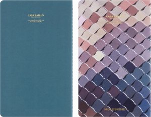 Moleskine Zestaw 2 zeszytów Casa Batalló Cahier 2024, L, 13x21cm, w linie 4