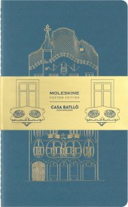 Moleskine Zestaw 2 zeszytów Casa Batalló Cahier 2024, L, 13x21cm, w linie 5