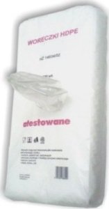 Stella Torebki spożywcze HDPE, 14x4x35cm, 1000 szt., transparentne 5