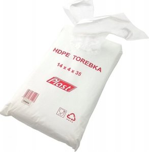 Stella Torebki spożywcze HDPE, 14x4x35cm, 1000 szt., transparentne 6