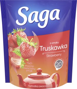 Saga Herbata SAGA, truskawkowa, 20 torebek 9