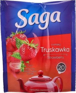 Saga Herbata SAGA, truskawkowa, 20 torebek 10