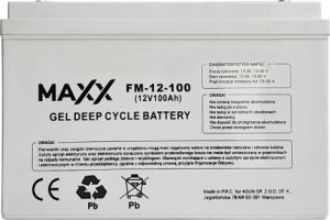 Maxx Akumulator żelowy Maxx 100Ah 12V 1