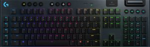 Klawiatura Triton Logitech G G915 LIGHTSPEED Wireless RGB Mechanical Gaming Keyboard - GL Tactile klawiatura RF Wireless + Bluetooth Belgijski Węgiel 1