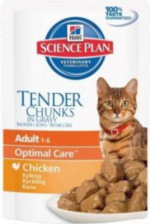 Hills  Feline Adult Chicken Optimal Care saszetka 85g 1