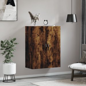 vidaXL vidaXL Szafka wisząca, przydymiony dąb, 69,5x34x90 cm 3