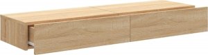 vidaXL vidaXL Szafki telewizyjne z LED, 2 szt., dąb sonoma, 60x35x15,5 cm 7
