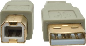 Kabel USB Tripp Lite USB-A - USB-B 1.8 m Beżowy (U022-006-BE) 4