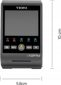 Viofo Wideorejstrator VIOFO A229 PRO 2CH-G GPS 18