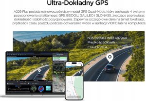 Viofo Wideorejstrator VIOFO A229 PRO 2CH-G GPS 26