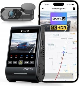 Viofo Wideorejstrator VIOFO A229 PRO 2CH-G GPS 35